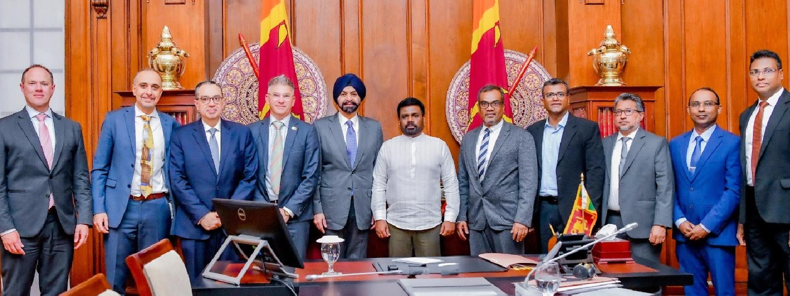 உலக வங்கியின் தலைவர் நாட்டிற்கு வருகை